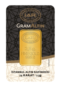 Külçe Altın - 2,5 Gr